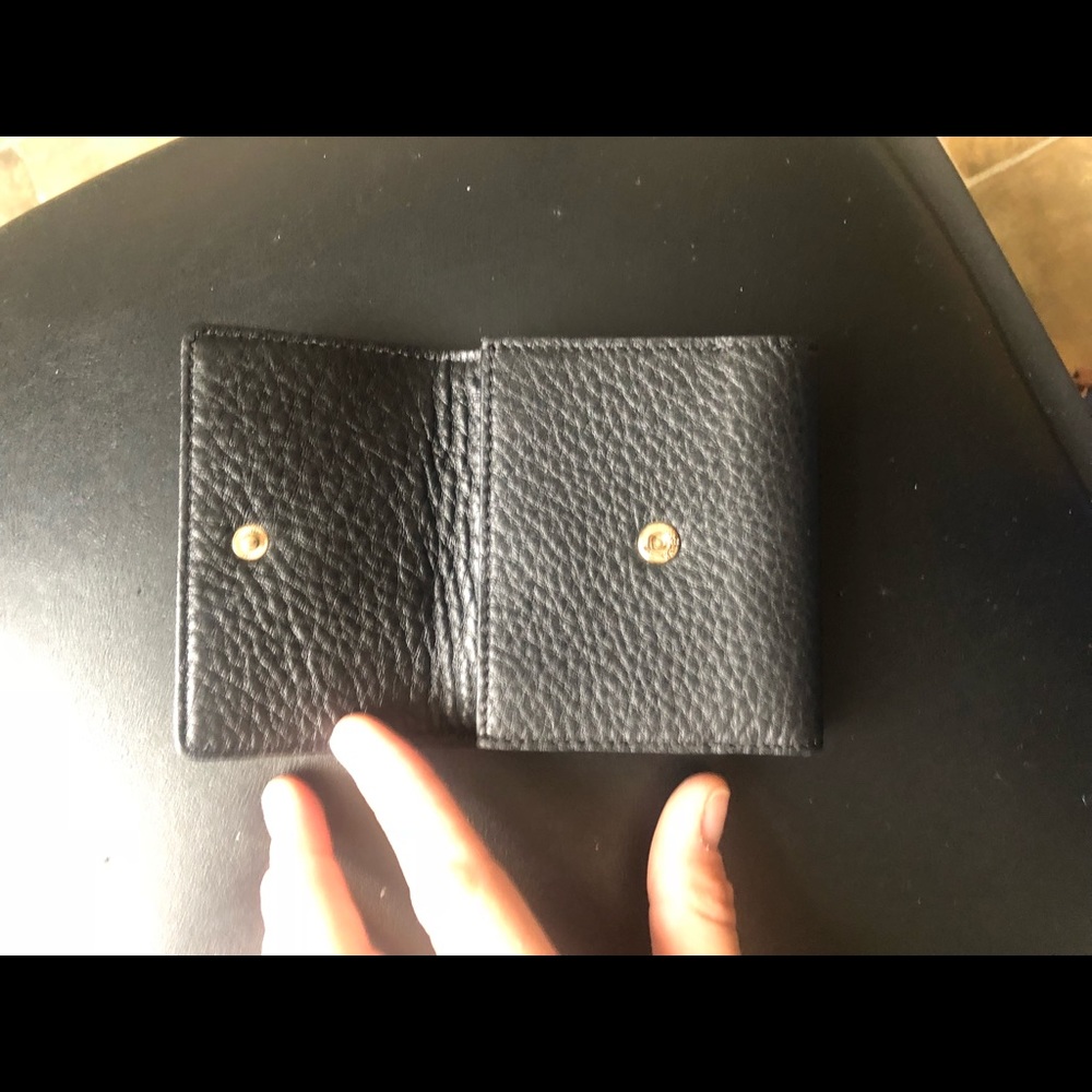 black leather wallet never used no tags very soft - Picture 2 of 8